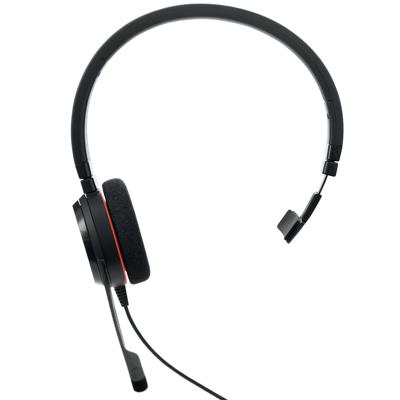 Jabra Evolve 20 On Ear headset Kabel Mono Zwart Ruisonderdrukking (microfoon) Headset, Volumeregeling Computer - thumbnail