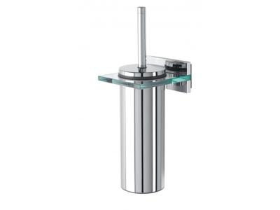 Tiger Safira Toiletborstel met houder Chroom 12x35.5x13.8cm 264930346