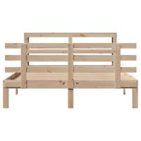 Bedframe met hoofdbord massief grenenhout 160x200 cm - thumbnail