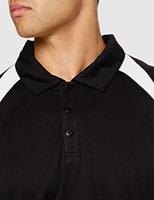 Spiro RT177M Men´s Team Spirit Polo - Black/White - XL - thumbnail