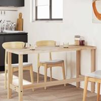 Tafelblad rechthoekig 160x50x4 cm massief acaciahout - thumbnail