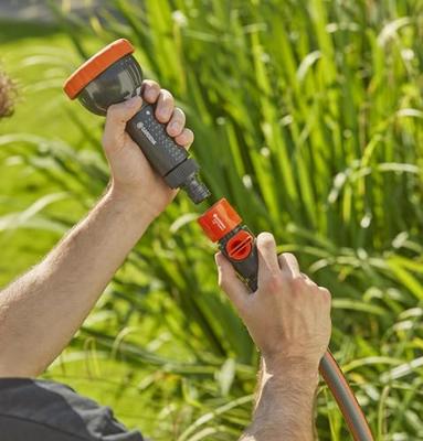 Gardena Profi-System Spray Nozzle with Various Spray Patterns & Ergonomic Lock Button - Making Gardening Easy - thumbnail