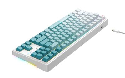 Havit KB901L - gaming toetsenbord (wit en groen)