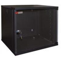 WP Rack WPN-RWA-09606-B Wandbehuizing - Glasdeur - 9 U -540x445x600mm (BxHxD) - Zwart - thumbnail