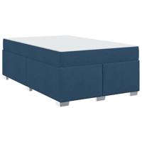 Bedframe Blauw 120 x 190 cm Stof - thumbnail
