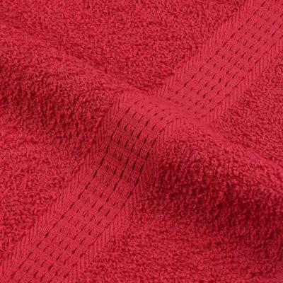 VidaXL 6-delige handdoekenset 360 g/m² 100% katoen rood