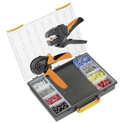 Weidmüller CRIMPSET PZ 10 HEX D 1542260000 Krimpset Adereindhulzen 0.14 tot 10 mm² Incl. assortiment adereindhulzen in kunststof koffer