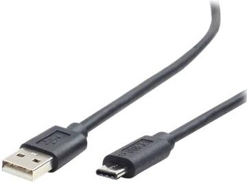 Gembird USB-A/USB-C, 1m USB-kabel USB 2.0 USB A USB C Zwart