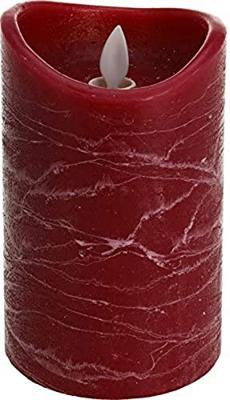 Basic Led kaars met timer rood