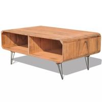 vidaXL Salontafel 90x55,5x38,5 cm massief paulowniahout bruin - thumbnail
