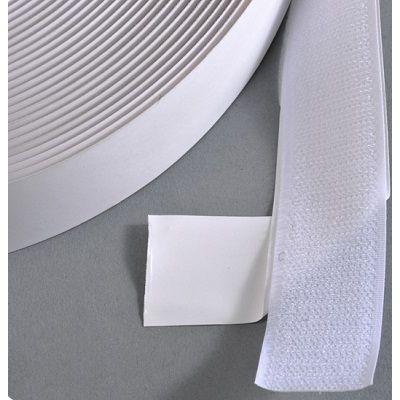 Klitteband klevend 38mm wit haak 25meter