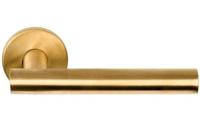 Formani | Deurkruk BASIC LBVII-19 op ronde rozet | PVD Mat Goud - thumbnail