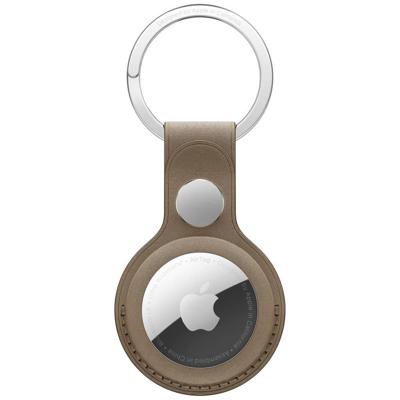 Apple FineWoven AirTag‑sleutelhanger - Taupe ​​​​​​​