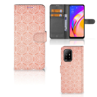 OPPO Reno5 Z | A94 5G | Telefoon Hoesje | Pattern Orange - thumbnail