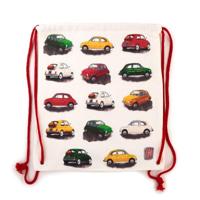 Fiat 500 Repeat Canvas Trekkoord Rugtas - thumbnail