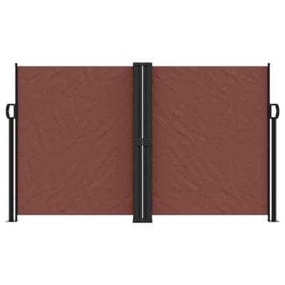 VidaXL Windscherm uittrekbaar 140x600 cm bruin