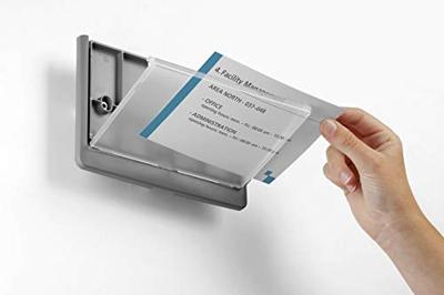 Durable Click Sign deurnaamhouder, ft 14,9 x 10,5 cm, grijs