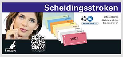Kangaro 07070-10 Scheidingsstrook 2-gaats 105x240mm 180g RC Grijs