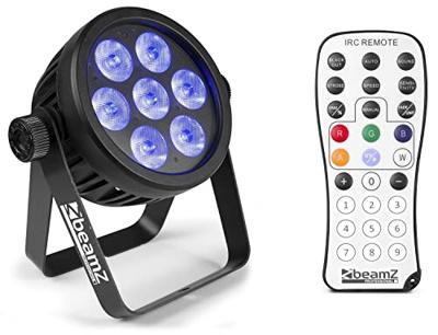 BeamZ BAC500 LED-par 7x 14W RGBA-UV-CW/WW