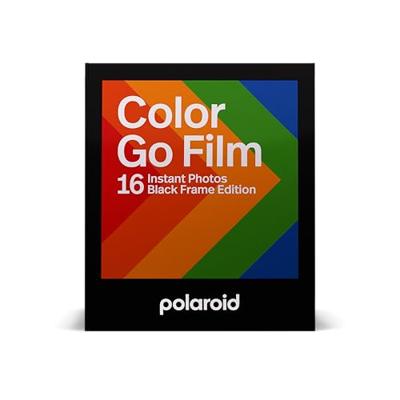 Polaroid Go Color Instant Film Double Pack (2 x 8 photos), black frame Polaroid Go Color Instant Film Double Pack (2 x 8 photos), black frame