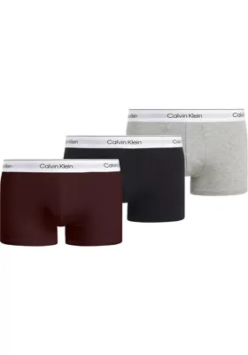 Calvin Klein onderbroeken 3-Pack Trunks heren - Calvin klein ondergoed heren - Modern Cotton heren boxershorts - Katoenen heren ondergoed - 3XL - -