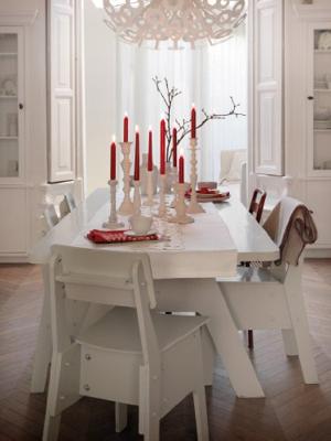 Bolsius Dinerkaars 18cm Rood - 8 stuks