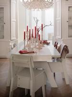 Bolsius Dinerkaars 18cm Rood - 8 stuks - thumbnail