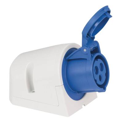 PCE CEE 16A 3-polige opbouw socket female PCE CEE 16A 3-polige opbouw socket female