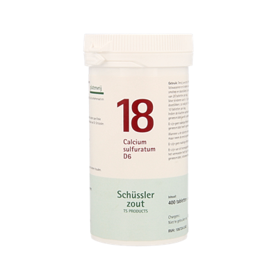 Calcium sulfuratum 18 D6 Schussler 400 Tabletten Calcium sulfuratum 18 D6 Schussler 400 Tabletten