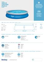 Bestway fast set zwembadset 457x84 cm 57313 - thumbnail