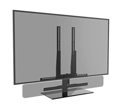 Cavus Tv en soundbar standaard, 60° draaibare tv-standaard voor Bluesound Pulse 2i soundbar & tv - tot 30 kg