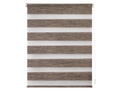 Lichtblick Duo rolgordijn Klemmfix (Lichtbruin, 60 x 150 cm)