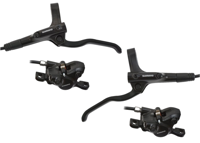 Shimano Hydraulische schijfremset mt200 voor- en achterzijde - zonder remschijf - zwart - thumbnail