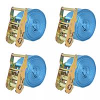VidaXL Spanbanden 2 ton 6mx38mm blauw 4 st - thumbnail
