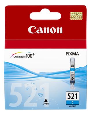 Canon Inktcartridge CLI-521 C Origineel Cyaan 2934B001