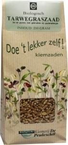 Peuleschil Tarwegras zaad bio 150 Gram