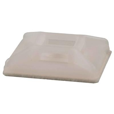 Plakzadel 19x19mm transparant Mepac