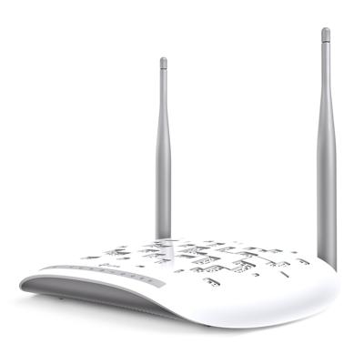 TP-Link TD-W9970 WiFi VDSL/ADSL-router (300 Mbit/s (2,4 GHz), USB-poorten voor FTP- en mediaservers, inclusief VDSL-splitter, bijlage A, geschikt voor Oostenrijk/Zwitserland), 220 V