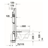 Duravit Inbouwreservoir met frame WD1029000000 - thumbnail