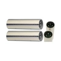 Stagg AC-XMXMH XLR male - XLR male verloop (2 stuks) - thumbnail