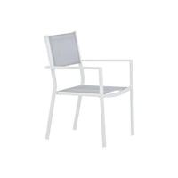 Nohr Tuinstoel 'Lasheka' kleur Wit/Grijs - thumbnail