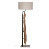 MUST Living Vloerlamp 'Contemporary' Teakhout, 180cm - thumbnail
