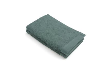 Walra Remade Cotton Gastendoekje 30 x 50 cm 550 gram Donker Groen - 2 stuks Walra Remade Cotton Gastendoekje 30 x 50 cm 550 gram Donker Groen - 2 stuks