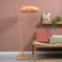 GOOD&MOJO Vloerlamp 'Palawan' Bamboe, 176cm, kleur Naturel - thumbnail