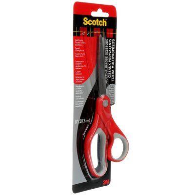 Schaar Scotch 20cm comfort rood blister Schaar Scotch 20cm comfort rood blister