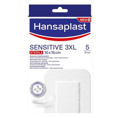 Hansaplast Pleisters sensitive 3XL 5 Stuks