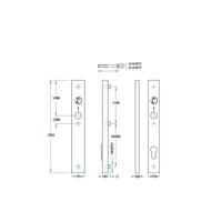Kruk/kruk paar PRIO rechth. SKG*** rvs mat blind/PC92 LS - thumbnail