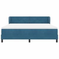 Boxspringbed met donkergrijs fluwelen matras 80x200 cm - thumbnail