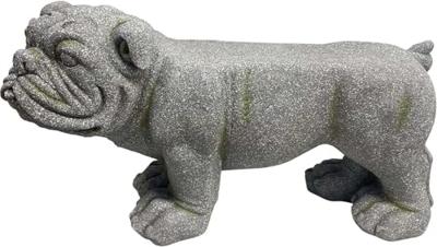 Leitmotiv Outdoor Bench Dog Donkergrijs