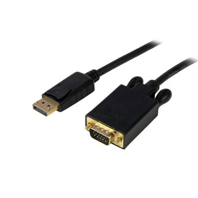 Adapter DisplayPort naar VGA Startech DP2VGAMM10B 3 m Zwart